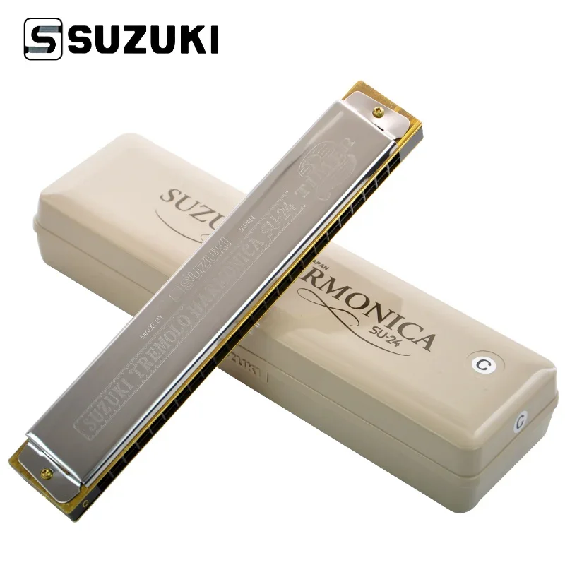 

SUZUKI Timer 24-Hole Tremolo Harmonica SU-24 Studying Harmonica