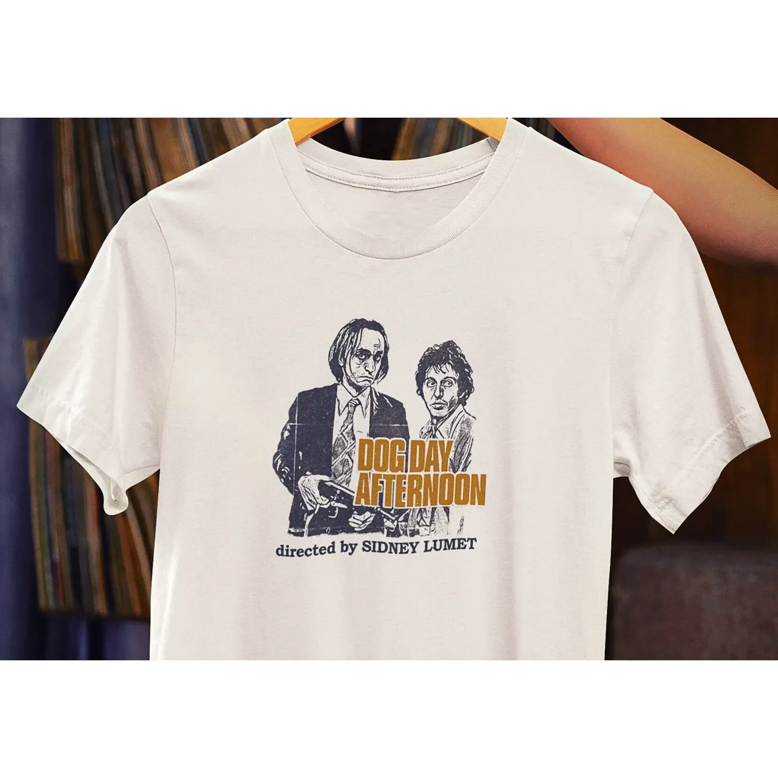 Dog Day Afternoon T Shirt Sidney Lumet Film vintage Washed Casual homme Stylish Slightly Versatile Comfortable Unisex
