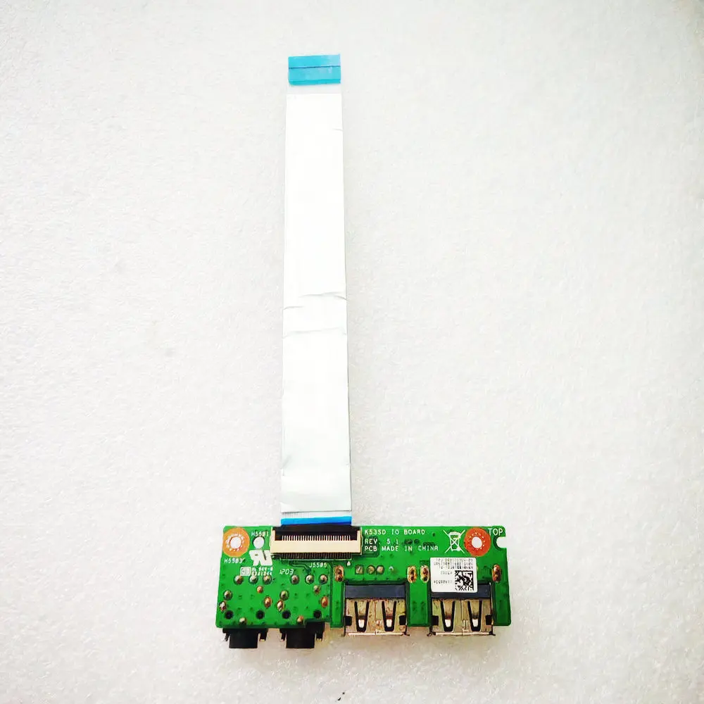 For Asus K53 K53S/E/SV A53S/E X53S P53S P53Sj X53E Audio USB Charging Flex Board K53S K53SD USB IO Board