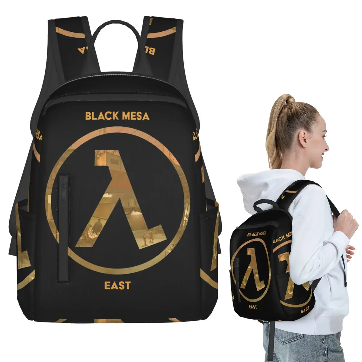 

BLACK MESA Backpack Student BookBag Children School Bag Computer Shoulder Bags Boys Girls