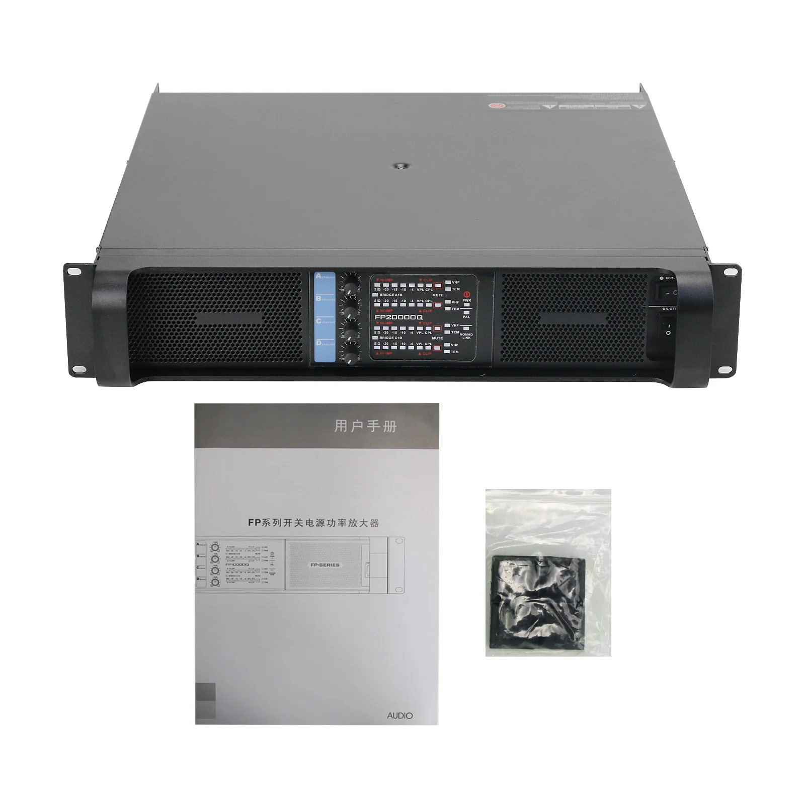 110V/220V FP20000Q 4 Channel 7000W Power Amplifier At 2Ohms Profesional Audio Subwoofer Amps & Line Array