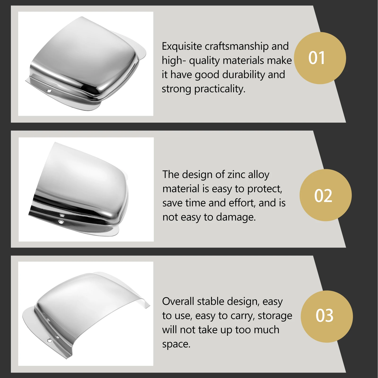 

Zinc Bass Protection Cover Guitar Accessories Bridge Protective Supply Birthday Present Alloy Man
