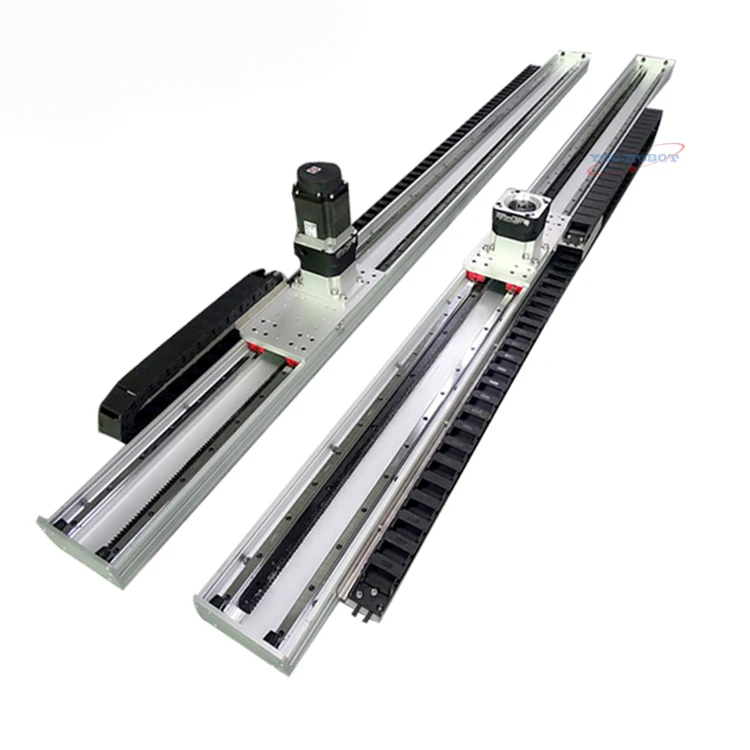 170mm Width Heavy Load Rack And Pinion Drive CNC Linear Rail Slide With Gear Rack