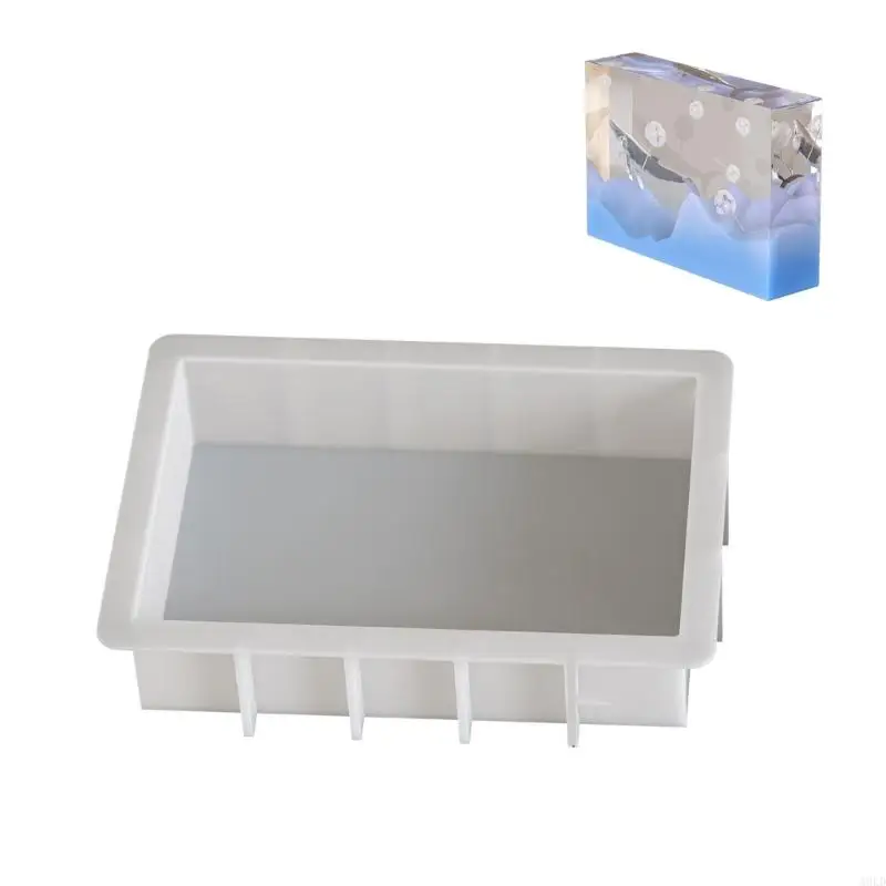 

Big Size Rectangular Resin Crafting Mold for Home Office Decors Crafts Making