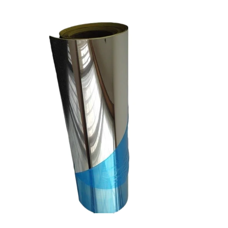 Silver Mirror Reflective Stickers, Home Decorative Sticker, Waterproof, UV Light, Opaque Film