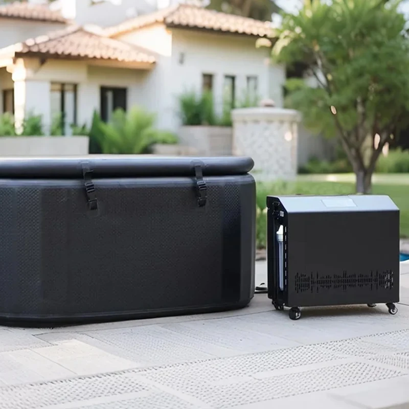 

Portable Ozone Cold Plunge Chiller for Sports Recovery Water Cooling Machine Wifi for Gym Studio Compressor Pump Core Components