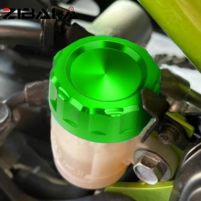 Rear Brake Fluid Tank Cap Cover Oil Tank Reservoir For Kawasaki KLF300 KLF220 KLF185 KLF110 KL250 KL650 Motorcycle Accessories