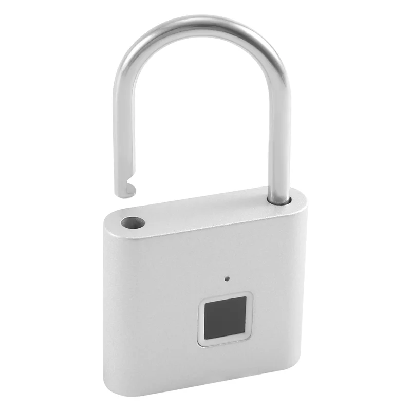 

Fingerprint Padlock,Portable Anti-Theft USB Charging Fingerprint Lock For Lockers, Suitcases, Backpacks Etc Can Support