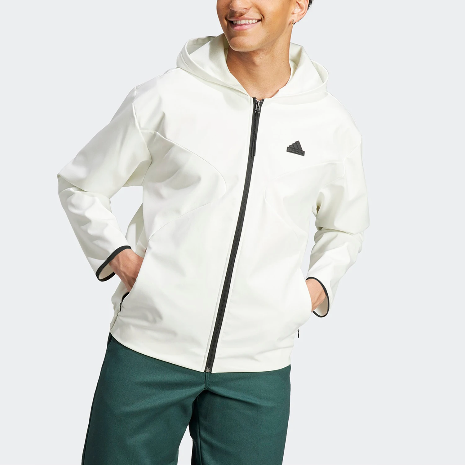 

Adidas genuine New Men's Loose Hooded Sports Jacket IA3091