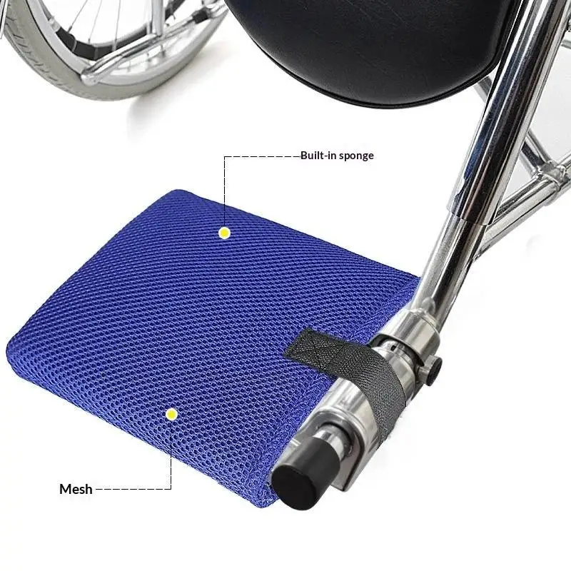 1/2 Stück Rollstuhl-Fußstützen-Polster, Fußplatten-Schutz, Kissen, Fußschutz-Polster zur Vermeidung von Fußkratzern – Detail 2