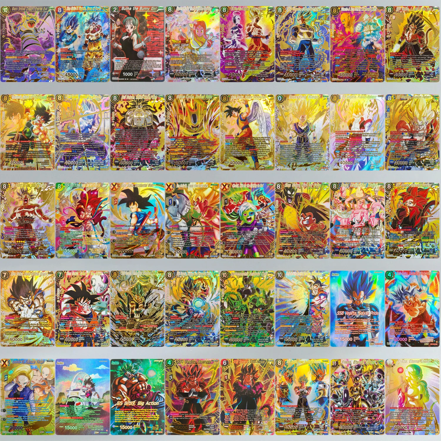 Proxy Dragon Ball Super Masters English Vegeta Son Goku Frieza Broly BT17 BT16 BT18 BT19 BT20 BT21 BT23 BT25 Game Anime Card Toy