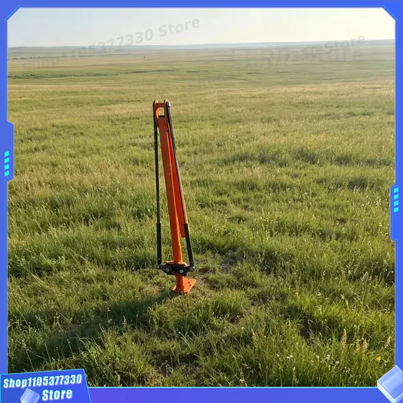 Y Type Solid Triangular Fence Net Column Pull Out Pile Barbed Wire Post Extractor Tool Heavy Duty Steel Fence Post Remover