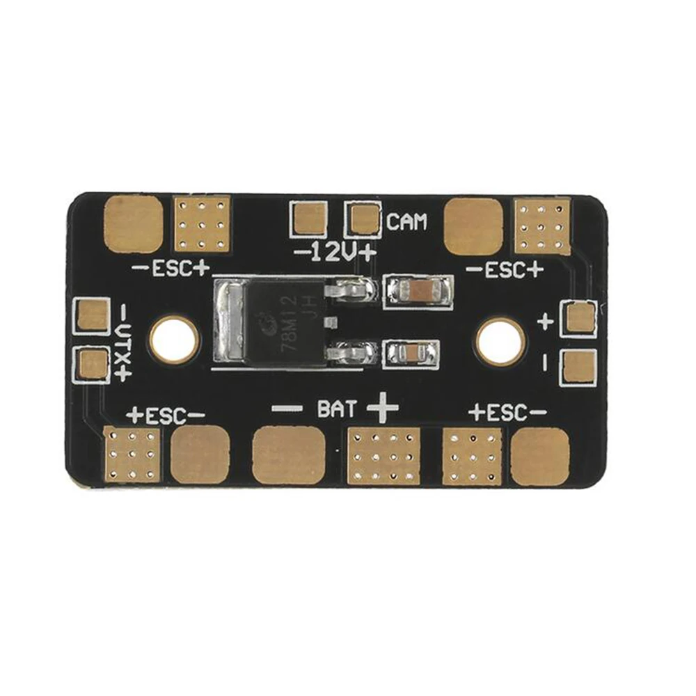 Mini PDB Power Distribution Board with 5V 12V Linear Voltage Regulator for QAV250 FPV Quadcopter Multicopter