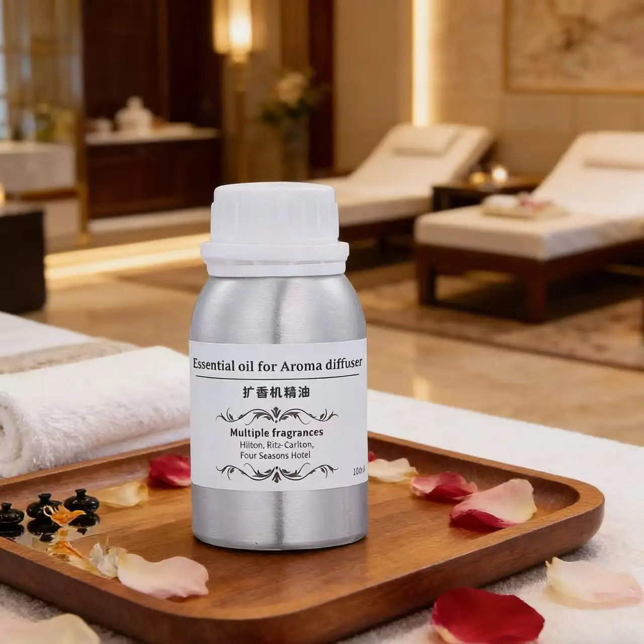 100ml Essential Oil Diffuser Refill for Hotel and Car Use Air Freshener Purifier and Humidifier Supplement with Scenting