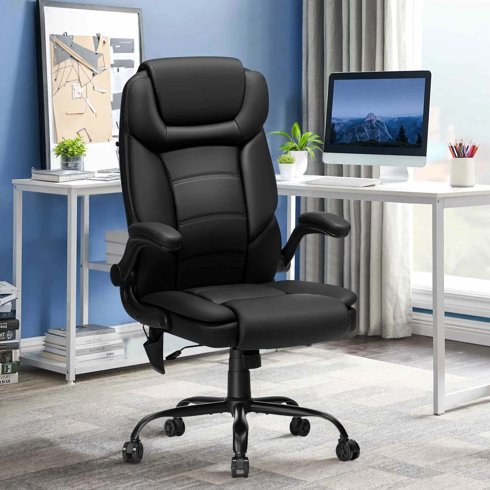 Wording Comfortable Sedentary 110° Lie Flat High-end Office Gaming Chairs Support Inflatable Backs