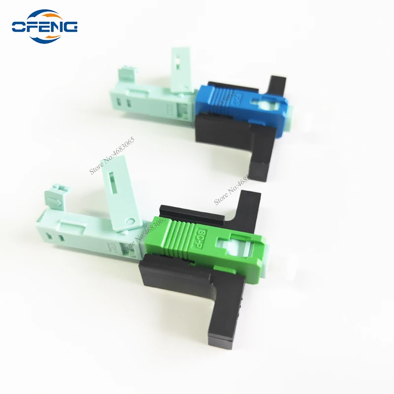 

High Quality 53MM SC APC SM SM Optical Connector FTTH Tool Cold Connector Tool SC UPC Fiber Optic Fast Connnector customized