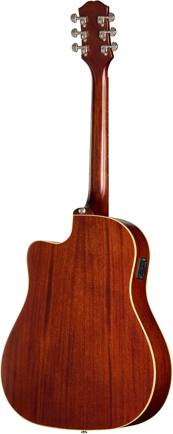 Acoustic-Electric Cutaway Guitar, Standard Model, Honey Burst Finish, with Bag