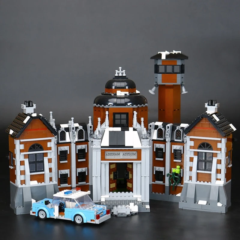 07055 Movie Series THe Arkham`s Lunatic Asylum Set Building Blocks Bricks Toys 70912