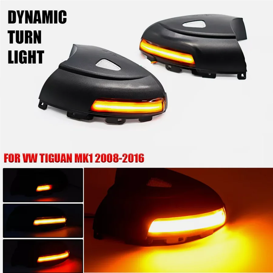 

Rearview Side Mirror Indicator LED Turn Signal Light For VW Tiguan MK1 2008-2016