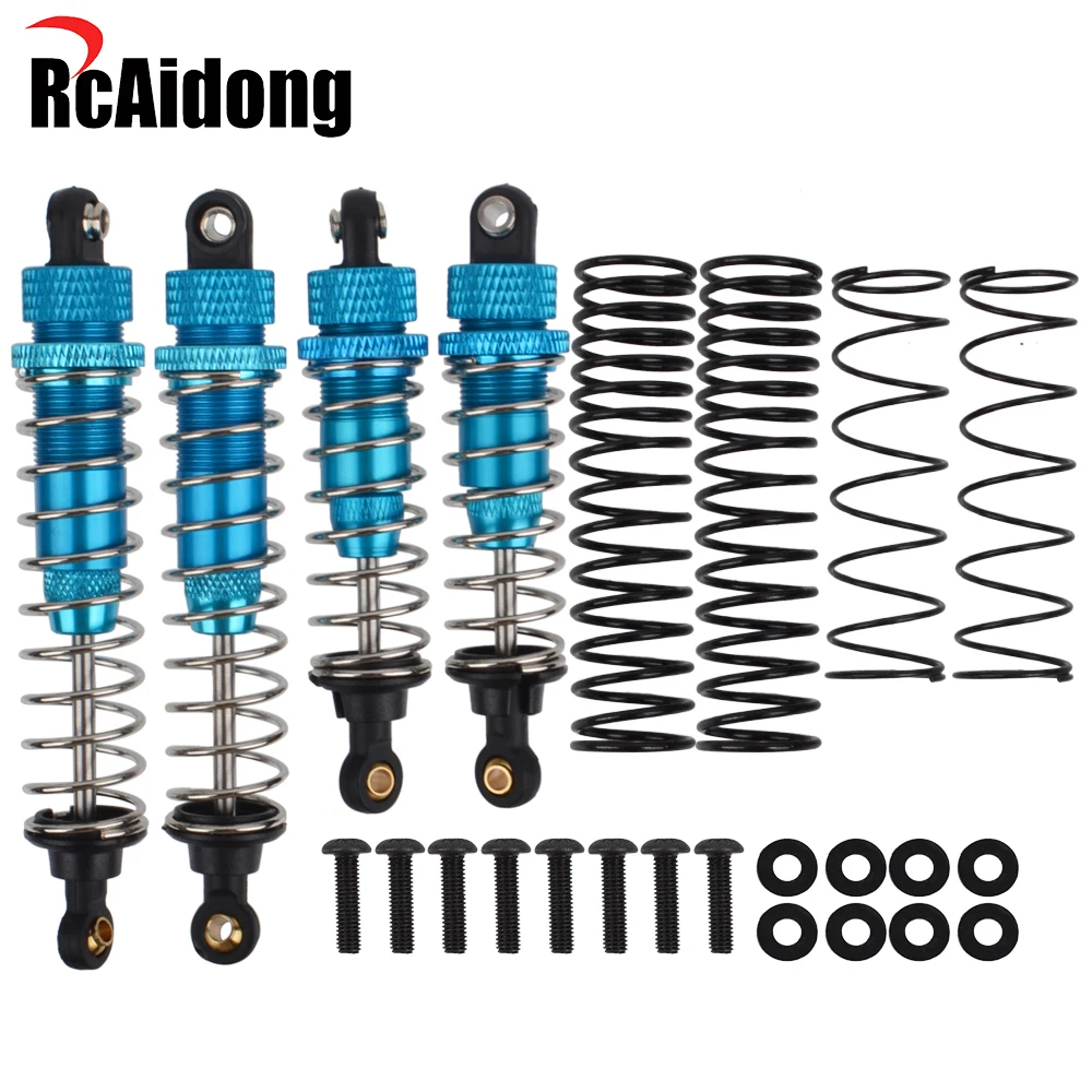 RcAidong Aluminum Front & Rear Oil Shock Absorber Damper for Tamiya TT-02B HSP Redcat Hongnor LRP HPI Hobao RC Buggy Truck Car