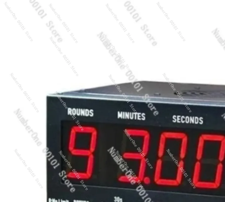 Gym boxing timer with LED screen, suitable for training cycle matches, sports circular timer chronograph
