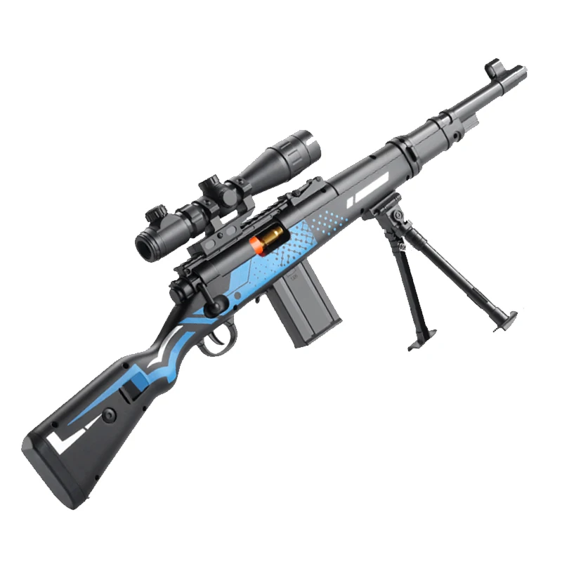 2026 New Model 98K Safety Shell-Ejecting Soft Bullet Toy Gun with Target, Classic Manual Side-Pull Loading, Three Colors Available, Boys' Gift, New Year Gift