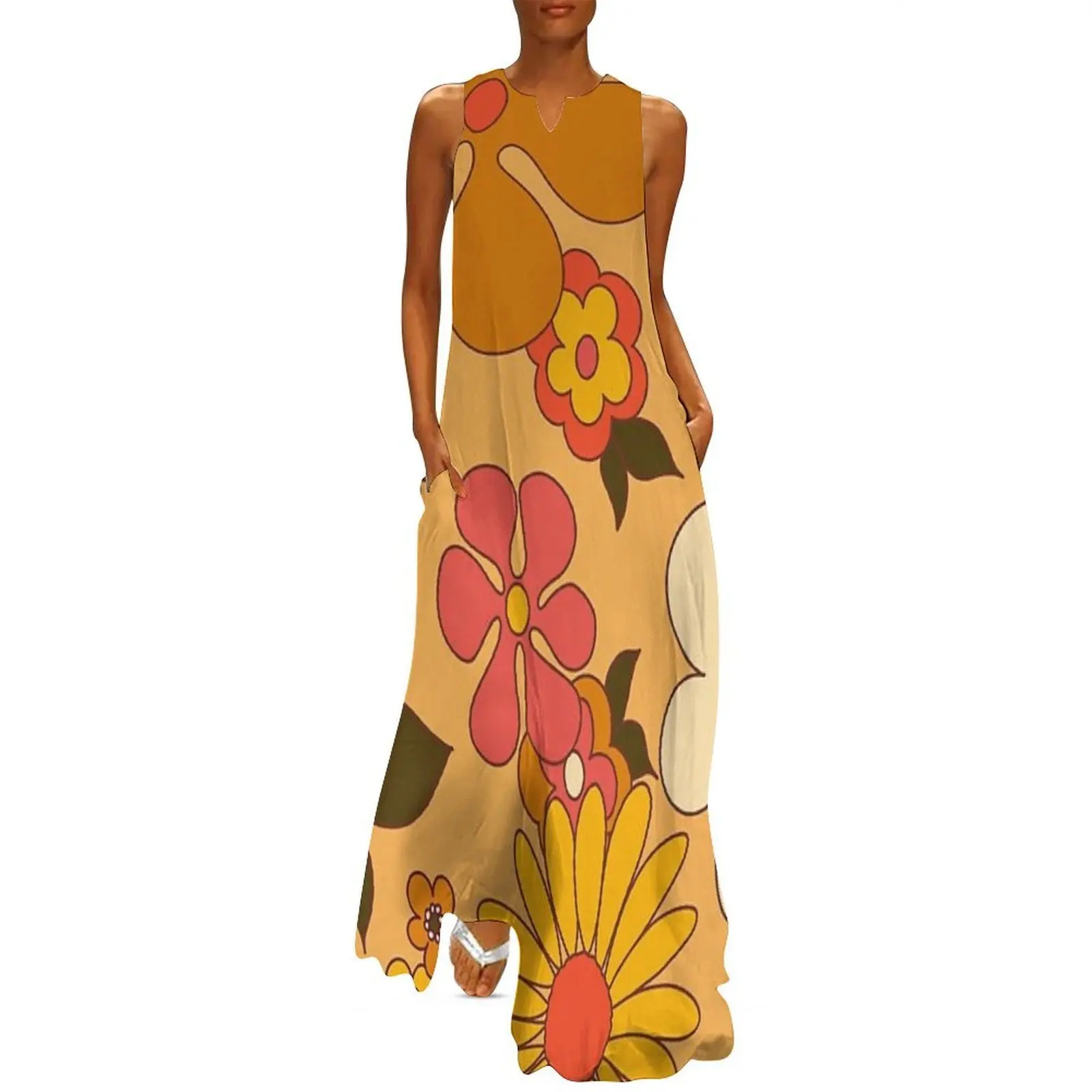 

Flower Power Long Dress dress women summer 2025 women's dresses luxury women's evening dresses 2025 women's evening dress 2025