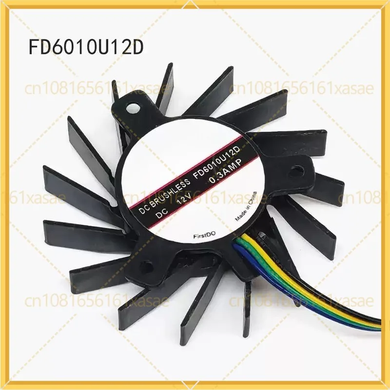 For FIRSTD FD6010U12D 45mm Diameter 4Pin 2pin PWM Low Profile Graphics ...
