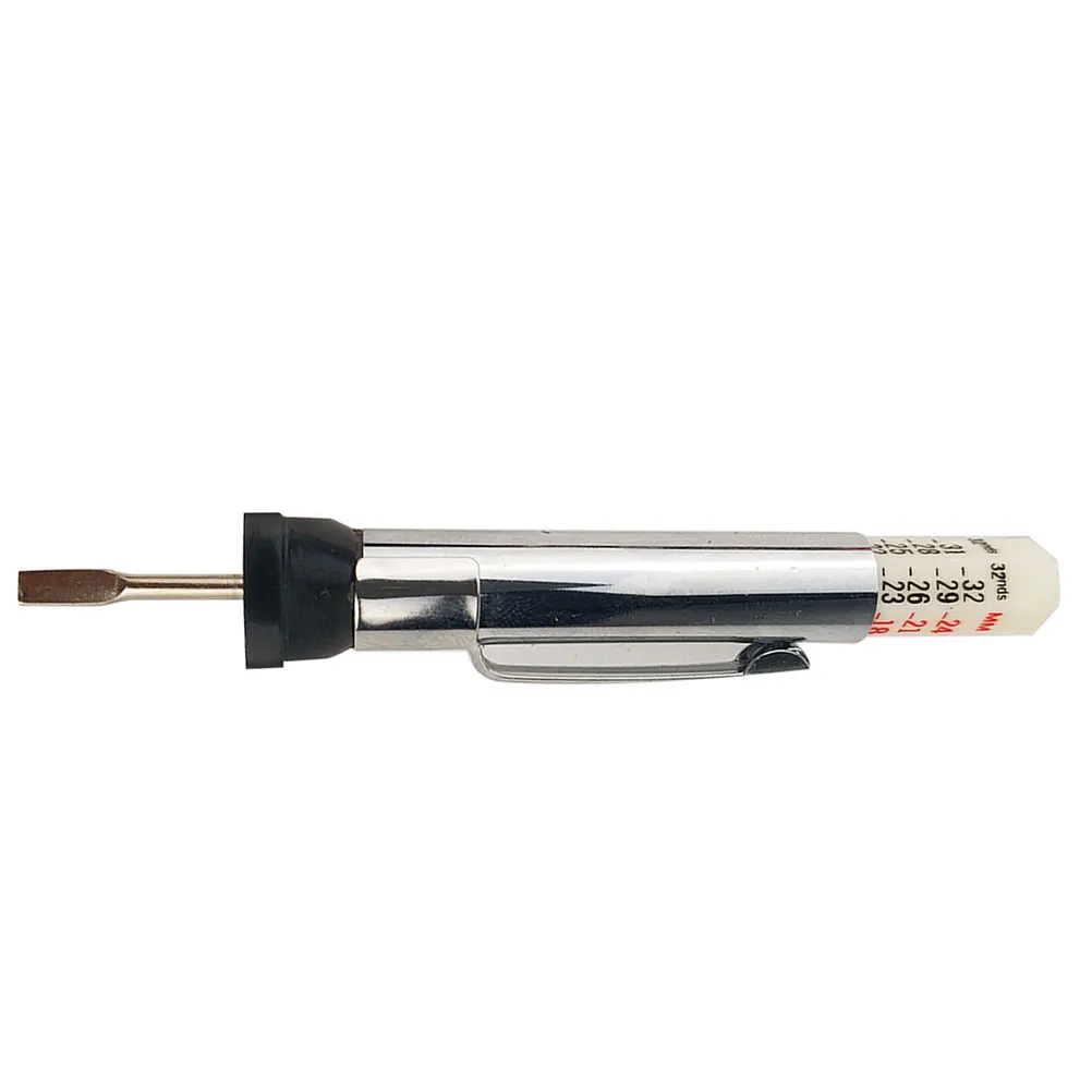 

2 Pcs Tire Depth Gauge Measuring Tool Tread Meter Profile Knife Tires Wheels Thickness Pearlescent