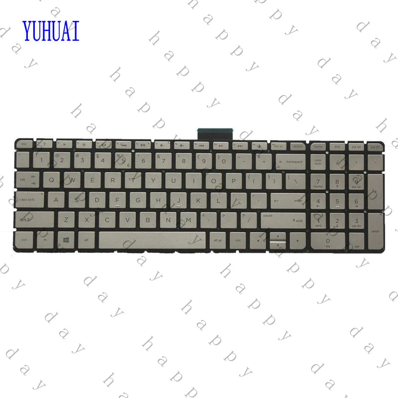 

A+ For HP ENVY 15-as000 15t-as000 15t-as100 15-as014wm Keyboard US Backlit Silver