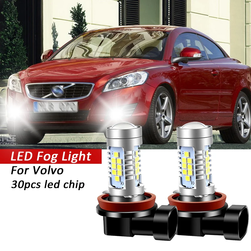 

2pcs LED FogLight Bulb H11 H8 Lamp Canbus No Error For Volvo C70 S40 S80 V70 XC70 V50 XC60 C30 2008 2009 2010 2011 2012 2013