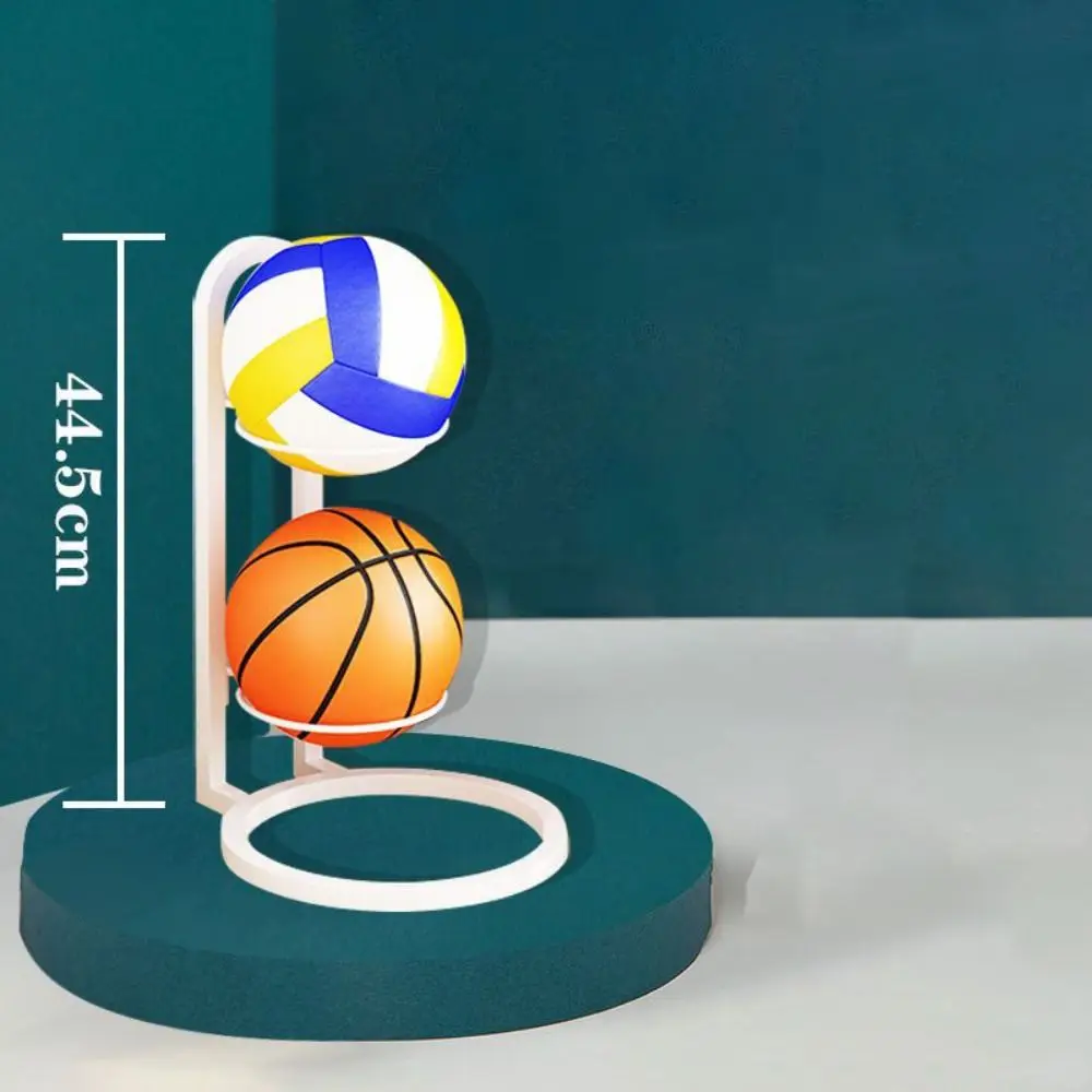

New Cast Iron Ball Storage Holder Durable Space Saving Football Display Stand Multifunction Load-bearing Basket Placed Rack