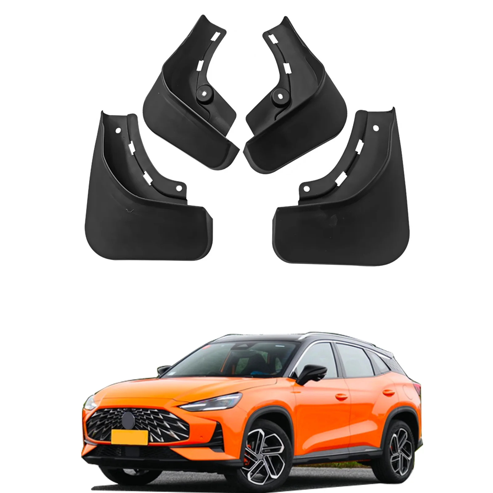 

for MG ONE Car Mud Flaps Mudguard Splash Guards Fender Front Rear Mudflaps Auto Exterior Accessories 4PCS