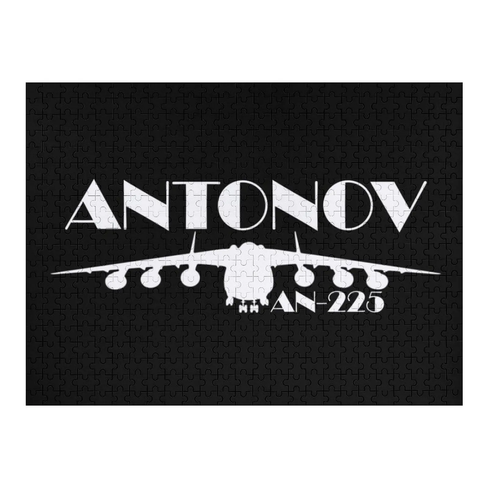 

Antonov AN-225 Cargo Jet Plane Silhouette Design Jigsaw Puzzle Customized Picture Photo Custom Custom Gift Puzzle