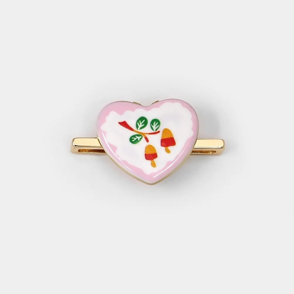Heart Shaped Watch Strap Decorative Ring Flower Metal Watch Bracelet Decoration Jewelry Items for Whoop 5.0/5.0 MG/4.0