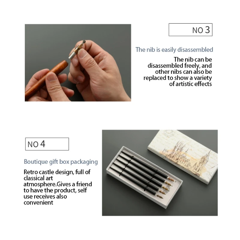 

HX6A Dip ручка наклонная каллиграфия