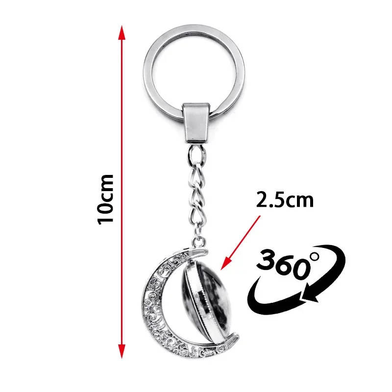 2024 Spain Flag Keychian Korean Singapore Landmark Netherlands UK British Big Ben Souvenir 360° Double Sided Key Rings Gifts