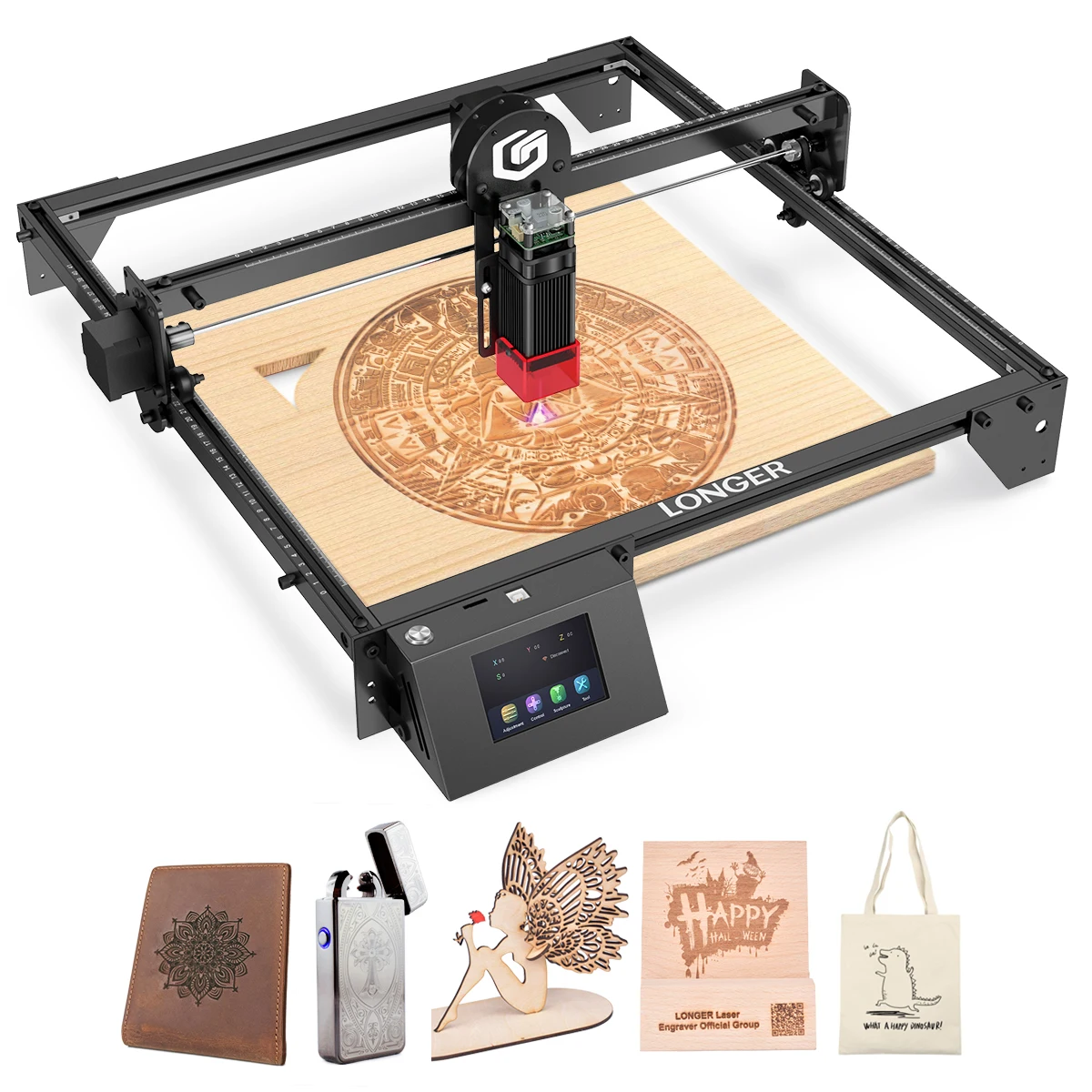 

Longer RAY5 10W 5W Laser Engraver 3.5Inch Touch Screen WIFI 32-Bit 400mm*400m Ultra-thin Cutting Machine Wood Metal Acrylic