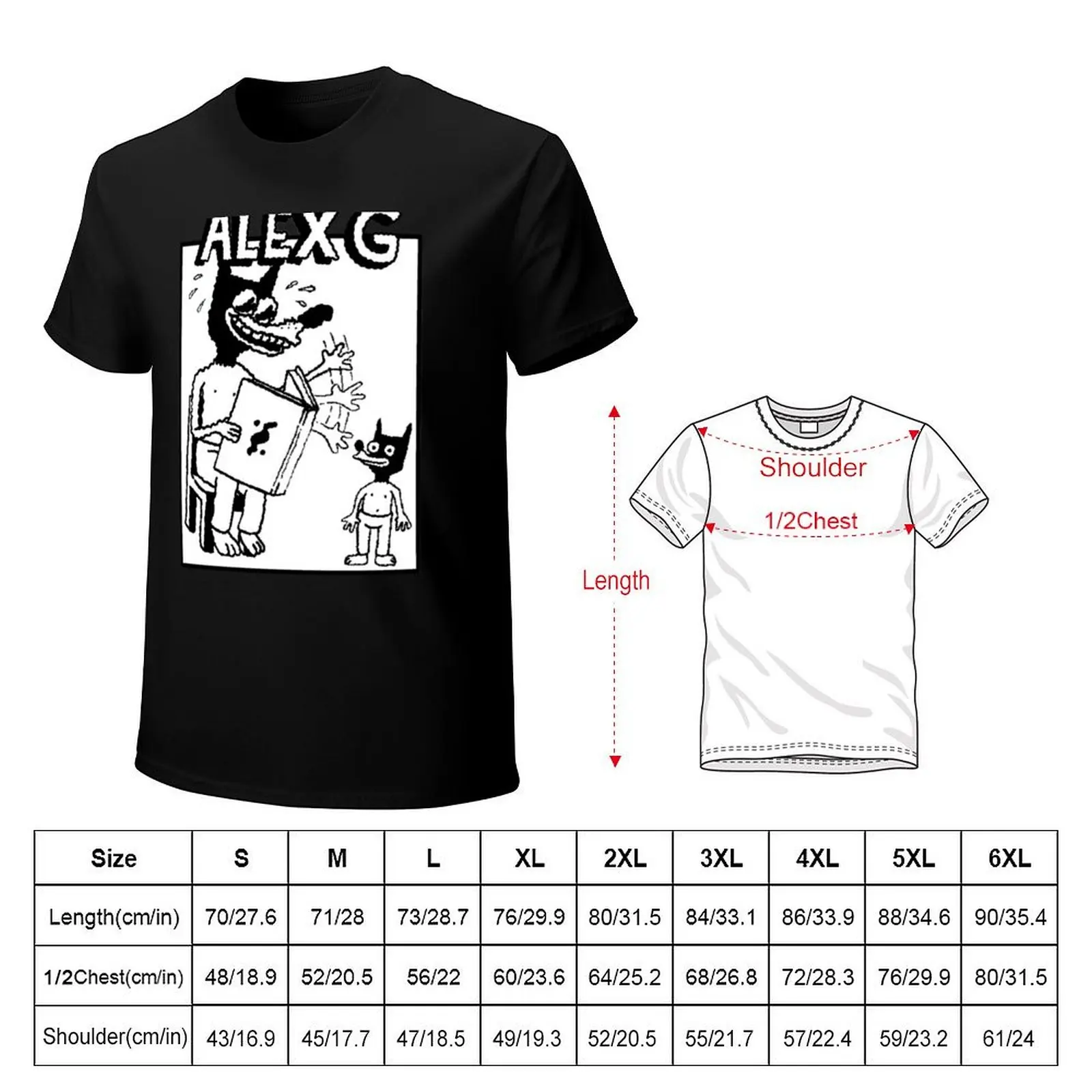 (Sandy) Alex G Storytelling logo T-Shirt Sun Protective Outdoor Tee Top