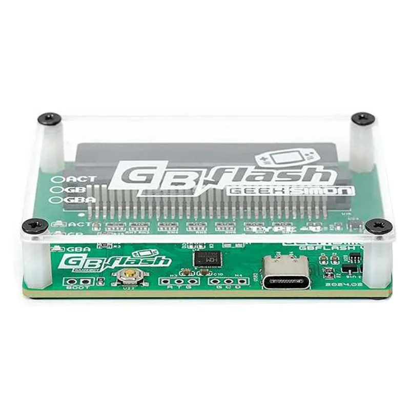 GBflash GBA GBC GB game card, burner, archive import export dumper chisflash
