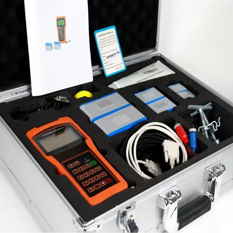 TUF-2000H Digital Ultrasonic Flowmeter TS-2 TM-1 TL-1 Transducer Optional Measuring Range DN15-6000mm Alcohol Oil Sewage IP68