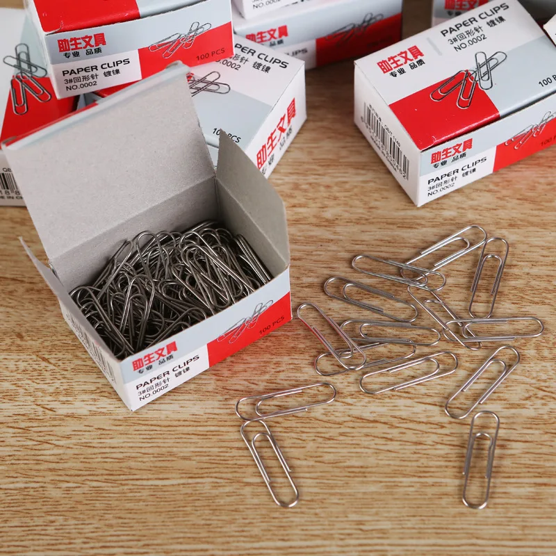 

Stationery Metal Paper Clip Is Convenient To Organize Small Portable Office Supplies