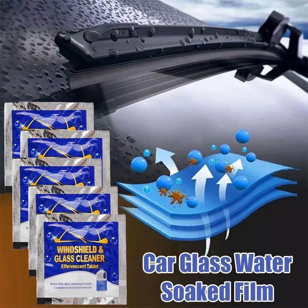 Car Solid Glass Water Effervescent Tablet Windscreen Cleaner Effervescent Universal Auto Accessories Spray Cleaner