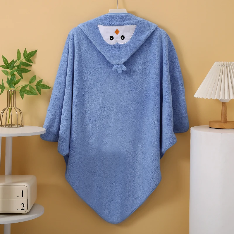 1 Piece of Ultra-Fine Fiber Baby Bath Towel, Suitable for Infants and Children Aged 0-3, Multifunctional Cartoon Blanket for Babies, Soft Baby Blanket, Soft and Comfortable, Skin-Friendly, Cartoon Design, Newborn Bath Towel, Super Absorbent Children's Bath Towel, Machine Washable, a Must-Have for Autumn and Winter, the First Choice for Gifts.