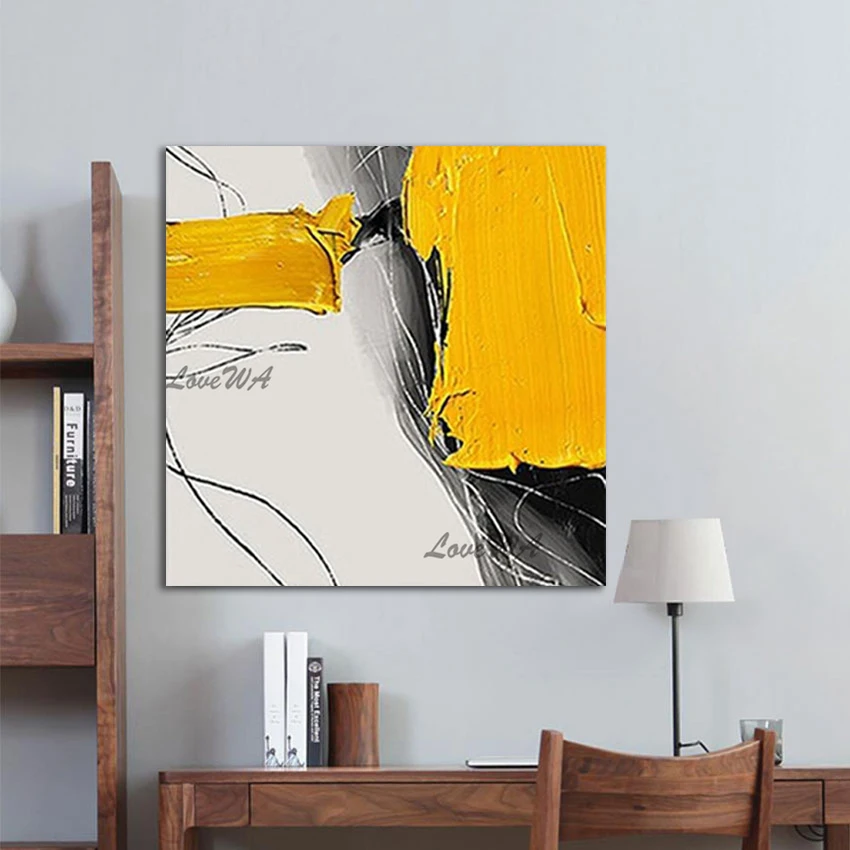 تصميم جديد للوحات الزيتية التجريدية، صورة فنية قماشية، ديكور جدار لغرفة المعيشة، بدون إطار، عمل فني بسيط مطلي