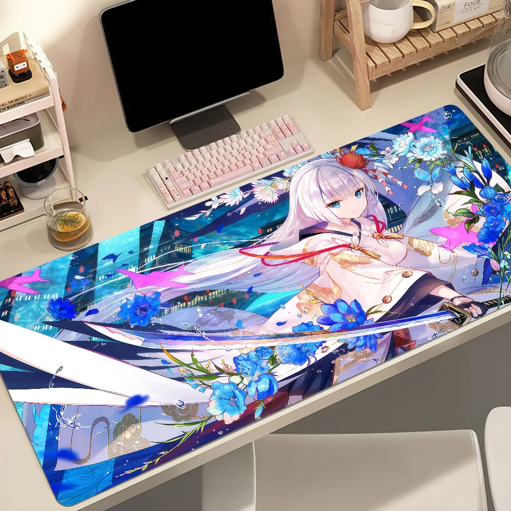A-Azur L-Lane Mouse Pad Non-slip Thickened MousePad Student Gaming Cushion Large Writing Lockedge Office