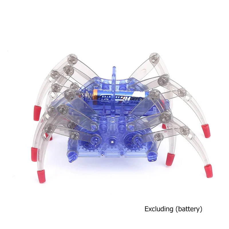 Hot Sale New Electric Robot Spider Toy DIY Educational Stem Robotic Assembles Kits for Kids Christmas Halloween Birthday Gifts