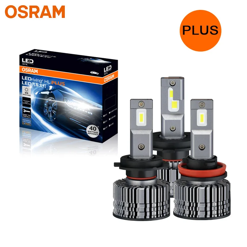 أوسرام LED CF2.0 زائد H7 H4 H11 HB3 HB4 LEDriving سيارة العلوي 80 واط 12/24 فولت مشرق H8 H16 9005 9006 6000 كيلو عالية/منخفضة شعاع الضباب Lamp2X