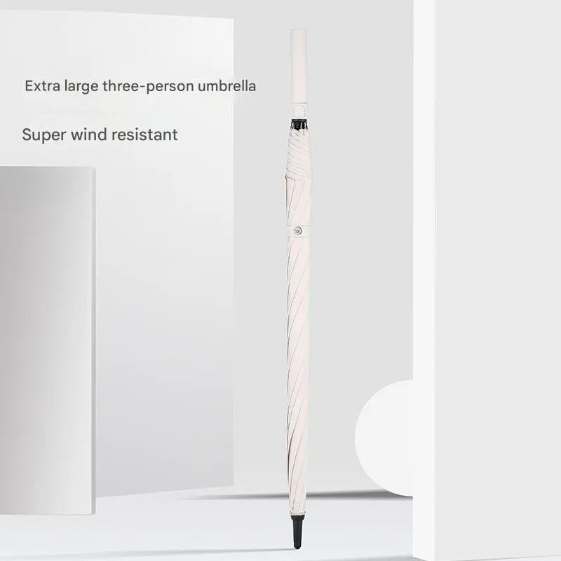 High-end Business Long Straight Umbrella Fully Automatic Enlarged Thickened Wind and Rain Resistant Business Golf Umbrella