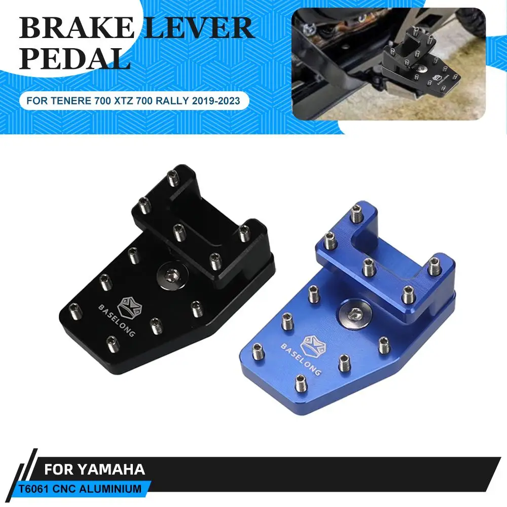 

Tenere 700 2019-2024 Motorcycle Dual Control Brake Lever Pedal Tip Pad For Yamaha Tenere 700 World Raid 2022 2023 2024 2025